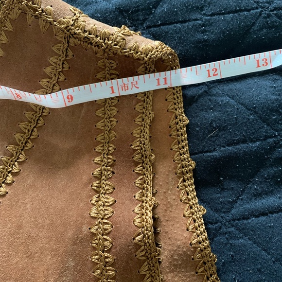 Vintage suede patchwork vest - XL - Picture 7 of 10